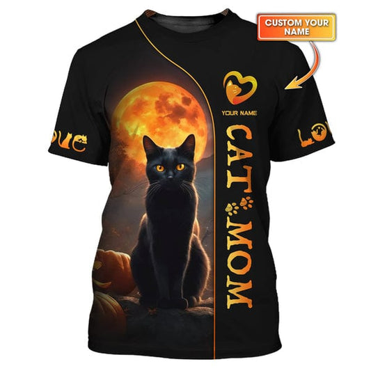 Personalized Cat Lover Shirt, All Over Printed