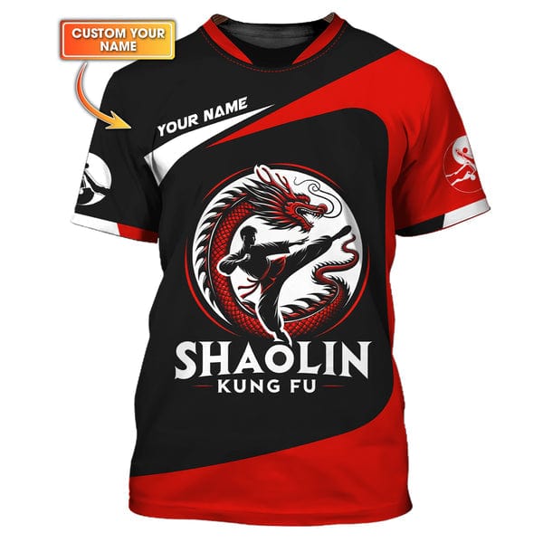 Custom Shaolin Kung Fu Shirt, Gift For Shaolin Kung Fu Lover, All Over Printed