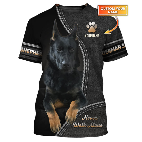 German Shepherd Shirt, Gift For Dog Lover, All Over Printed