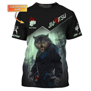 Custom Jiu-Jitsu Shirt, Gift For Jiu-Jitsu Lover, All Over Printed