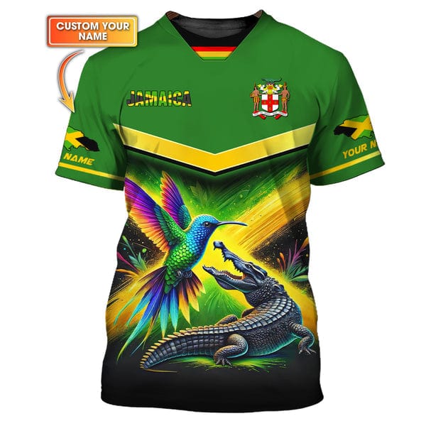 Custom Jamaica Shirt, Gift For Jamaica Lover, All Over Printed