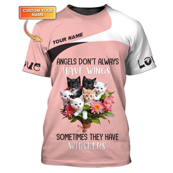 Personalized Cat Lover Shirt, All Over Printed