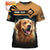 Golden Retriever Shirt, Gift For Dog Lover, All Over Printed