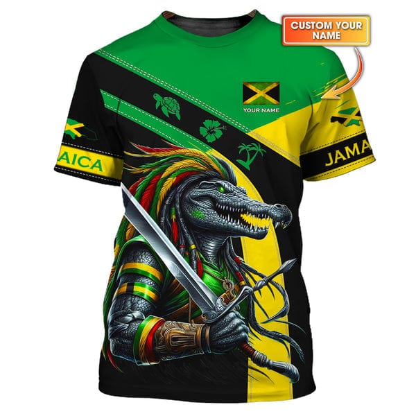 Custom Jamaica Shirt, Gift For Jamaica Lover, All Over Printed