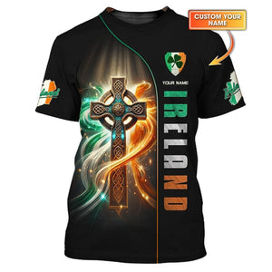 Custom Ireland Shirt, Gift For Ireland Lover, All Over Printed