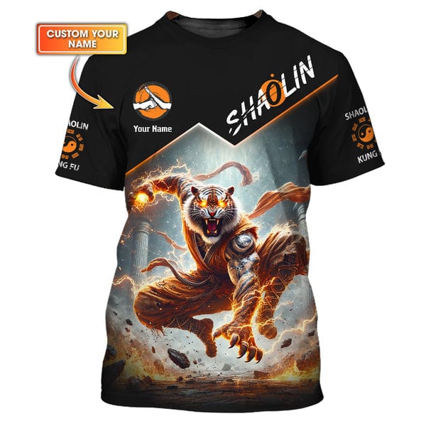 Custom Shaolin Kung Fu Shirt, Gift For Shaolin Kung Fu Lover, All Over Printed