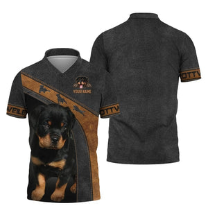 Custom Rottweiler Shirt, Gift For Rottweiler Lover, All Over Printed