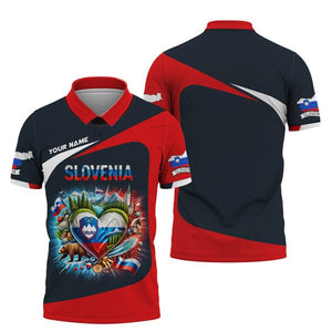 Custom Slovenia Shirt, Gift For Slovenia Lover, All Over Printed