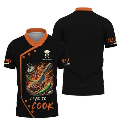 Personalized Chef Shirt, All Over Printed