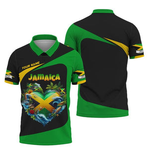 Custom Jamaica Shirt, Gift For Jamaica Lover, All Over Printed