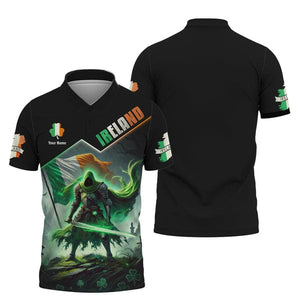 Custom Ireland Shirt, Gift For Ireland Lover, All Over Printed