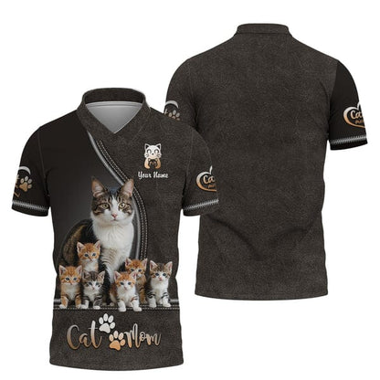 Personalized Cat Lover Shirt, All Over Printed