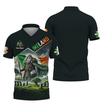 Custom Ireland Shirt, Gift For Ireland Lover, All Over Printed
