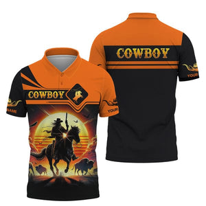 Custom Cowboy Shirt, All Over Printed