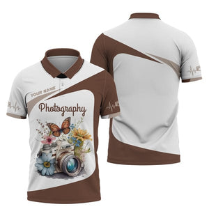 Custom Photography Shirt, Gift For Photography Lover, All Over Printed