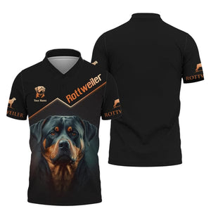 Custom Rottweiler Shirt, Gift For Rottweiler Lover, All Over Printed