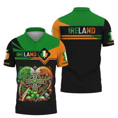 Custom Ireland Shirt, Gift For Ireland Lover, All Over Printed