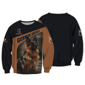 German Shepherd Shirt, Gift For Dog Lover, All Over Printed