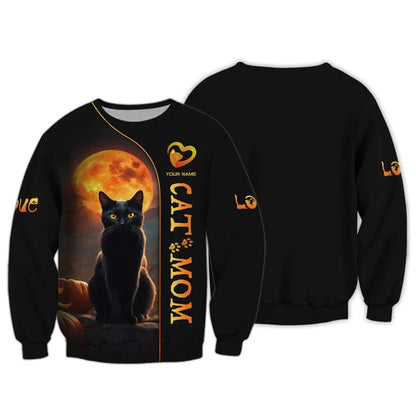 Personalized Cat Lover Shirt, All Over Printed