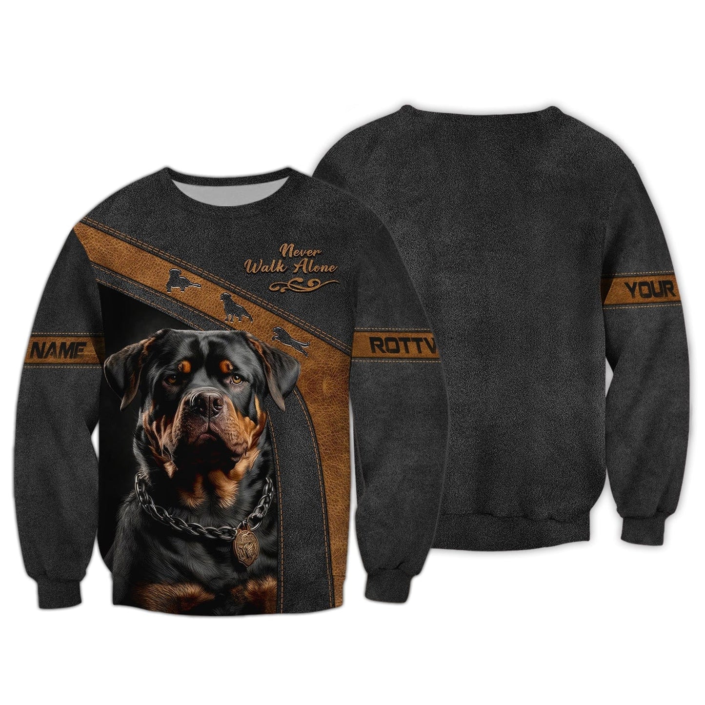 Majestic Rottweiler Custom T-Shirts Rottweiler 3D Shirt, All Over Printed