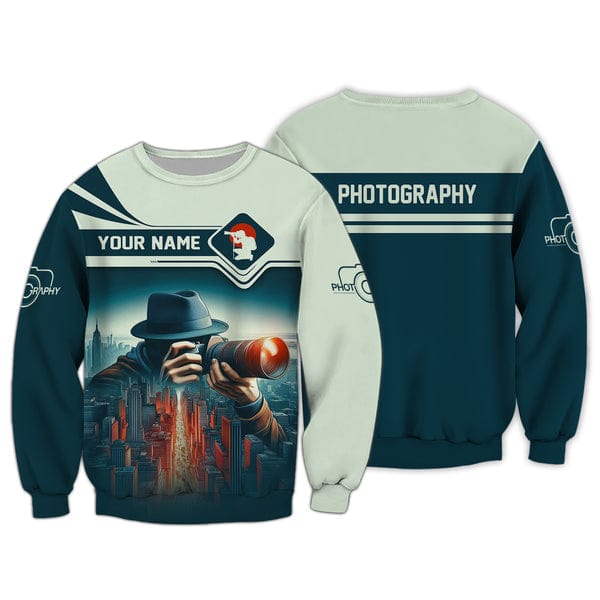 Custom Photography Shirt, Gift For Photography Lover, All Over Printed