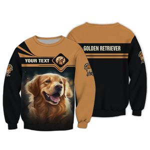 Golden Retriever Shirt, Gift For Dog Lover, All Over Printed