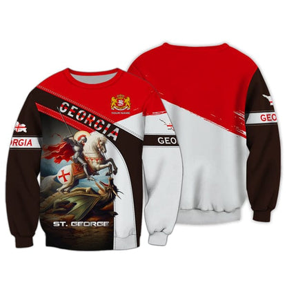 Personalized Georgia Shirts, All Over Printed