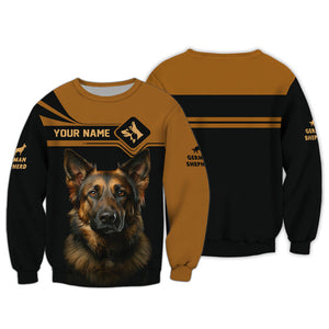 German Shepherd Shirt, Gift For Dog Lover, All Over Printed