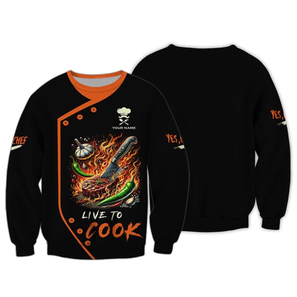 Personalized Chef Shirt, All Over Printed