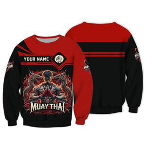 Custom Muay Thai Shirt, Gift For Muay Thai Lover, All Over Printed