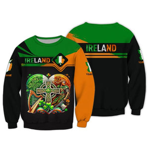 Custom Ireland Shirt, Gift For Ireland Lover, All Over Printed