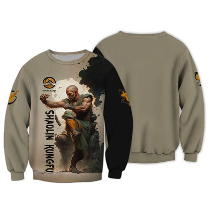 Custom Shaolin Kung Fu Shirt, Gift For Shaolin Kung Fu Lover, All Over Printed