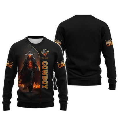 Custom Cowboy Shirt, All Over Printed