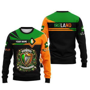 Custom Ireland Shirt, Gift For Ireland Lover, All Over Printed