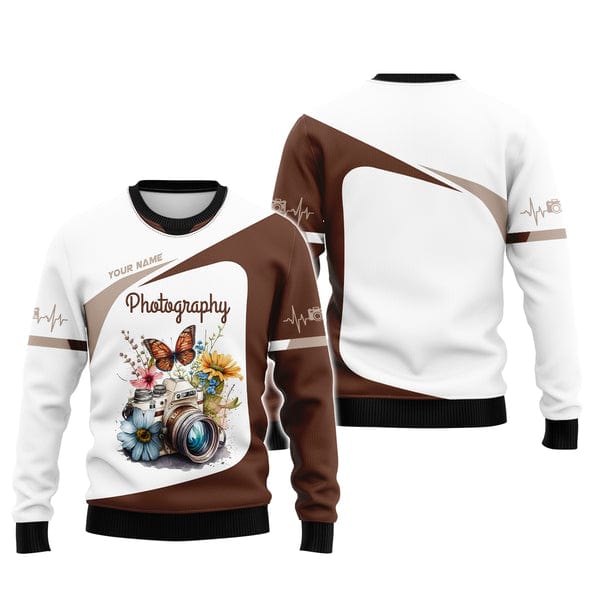 Custom Photography Shirt, Gift For Photography Lover, All Over Printed