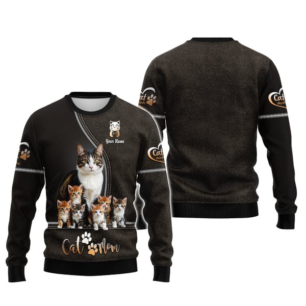 Personalized Cat Lover Shirt, All Over Printed