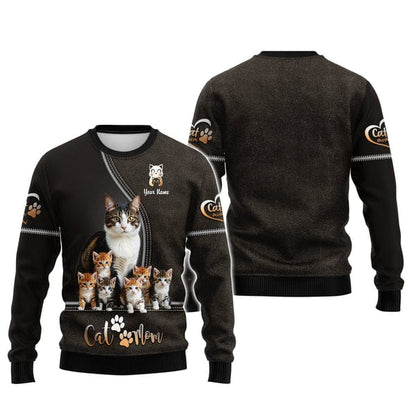 Personalized Cat Lover Shirt, All Over Printed