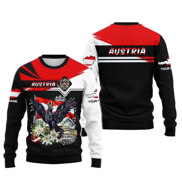 Personalized Austria Shirts, All Over Printed