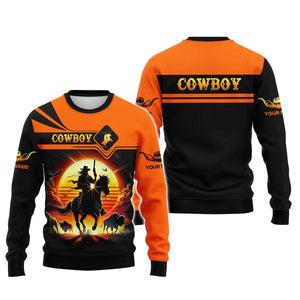 Custom Cowboy Shirt, All Over Printed