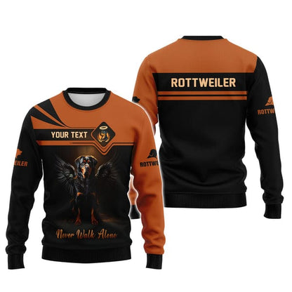 Custom Rottweiler Shirt, Gift For Rottweiler Lover, All Over Printed