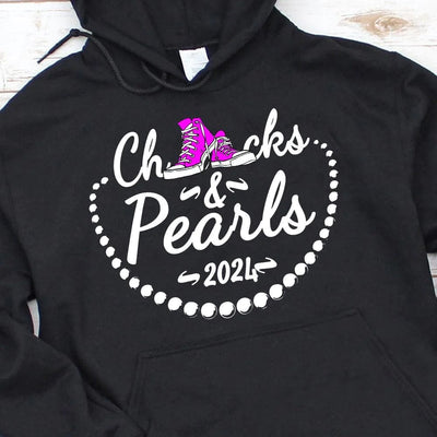 Chicks And Pearls Shirt 2024 For Chicken Lovers