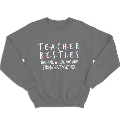 Camiseta de mejores amigas maestras: aquella en la que somos más fuertes juntas, regalo para maestras