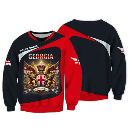 Personalized Georgia Shirts, All Over Printed