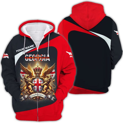 Personalized Georgia Shirts, All Over Printed