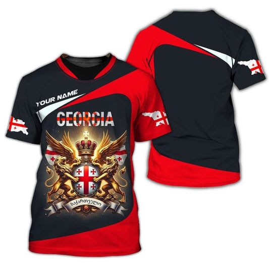 Personalized Georgia Shirts, All Over Printed