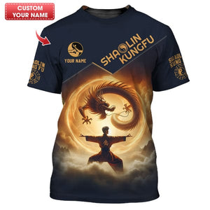 Custom Shaolin Kung Fu Shirt, Gift For Shaolin Kung Fu Lover, All Over Printed