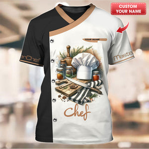 Personalized Chef Shirt, All Over Printed