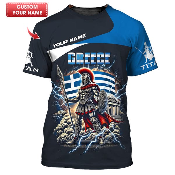 Greece Shirt, Gift For Greece Lover, All Over Printed