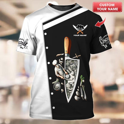 Personalized Chef Shirt, All Over Printed