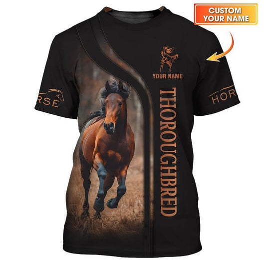 Custom Horse Shirt, Gift For Horse Lover, All Over Printed